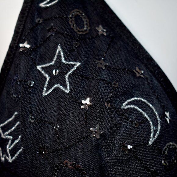 Victoria's Secret Astrology Moon and Stars Embroidered Bralette NWoT - Picture 7 of 10